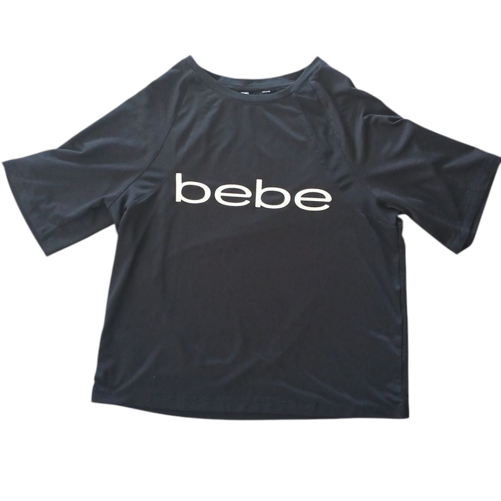 Bebe Black Sport Top Size Small